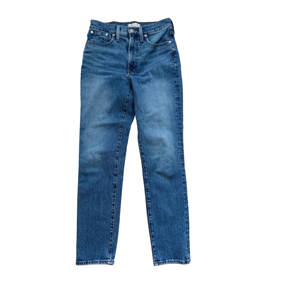 MADEWELL Womens Jeans High Rise Straight Leg Classic Minimalist Denim 28